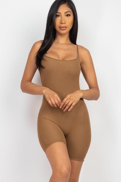 Ribbed Bodycon Romper (CAPELLA)-9