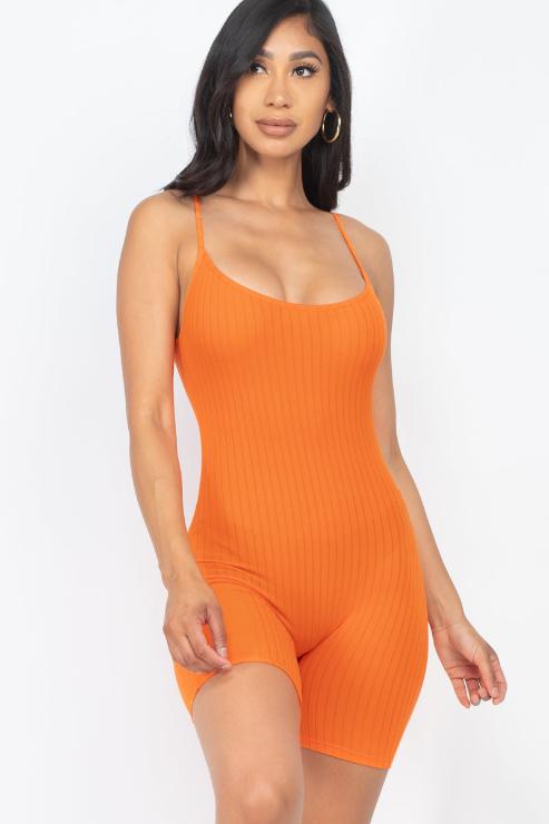 Ribbed Bodycon Romper (CAPELLA)-15
