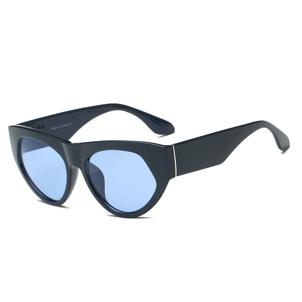 CABAZON | Women Round Cat Eye Sunglasses-4