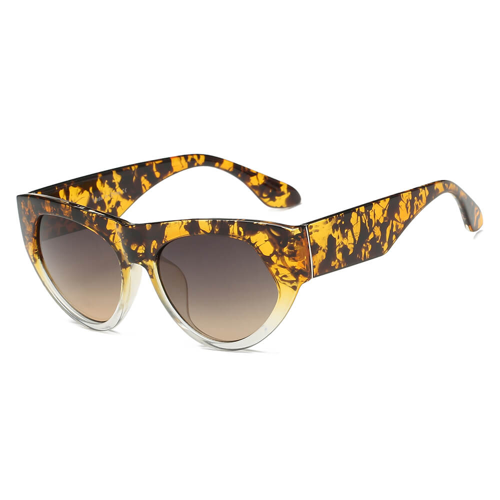 CABAZON | Women Round Cat Eye Sunglasses-5