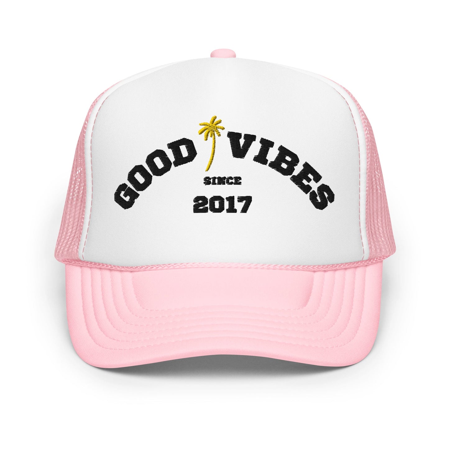 Beachy Good Vibes Foam Trucker Hat-1