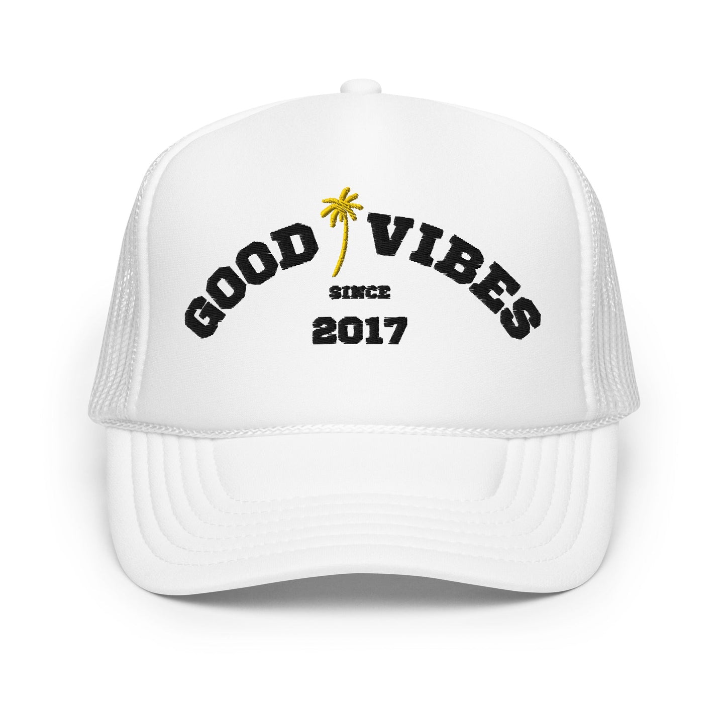 Beachy Good Vibes Foam Trucker Hat-5