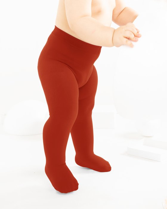 Kids Tights 60 Denier - Rust-0