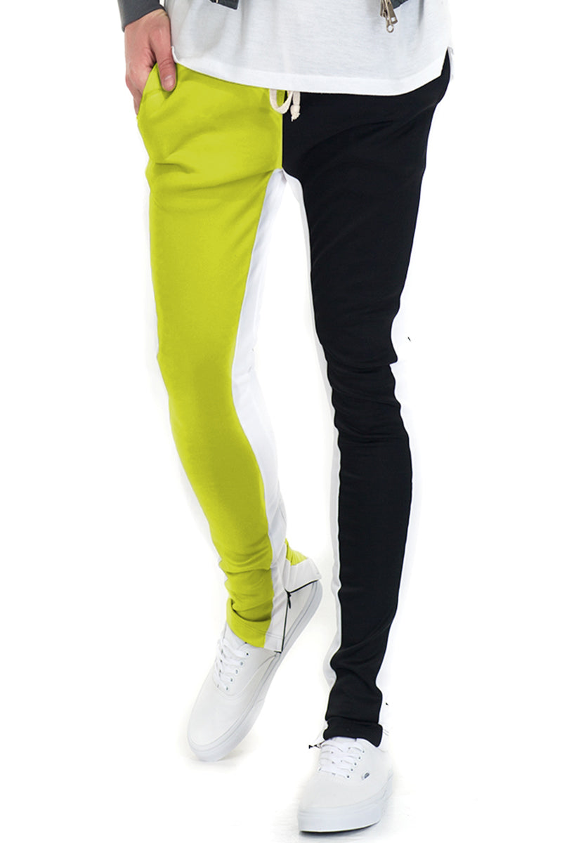Split Tone Track Pants-8