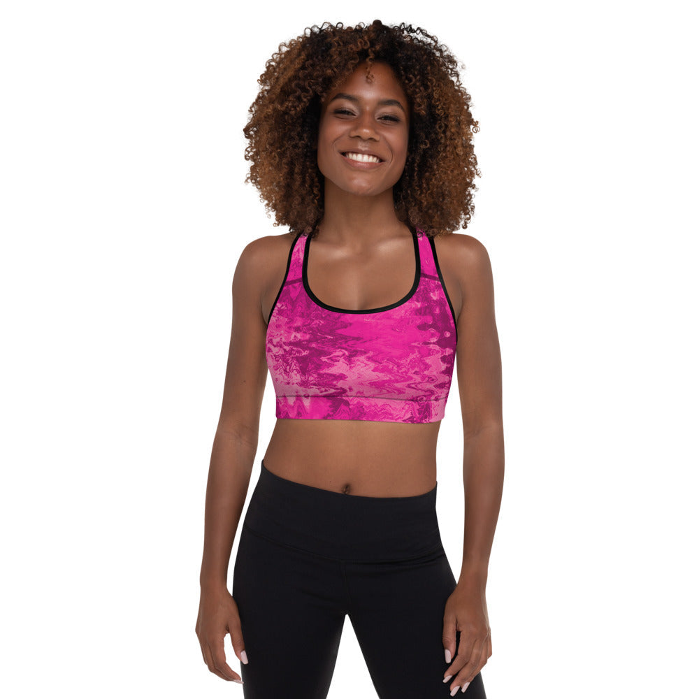 Pinky Padded Sports Bra-0