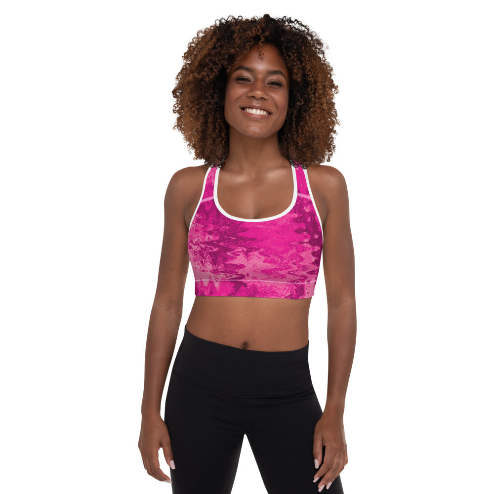 Pinky Padded Sports Bra-1