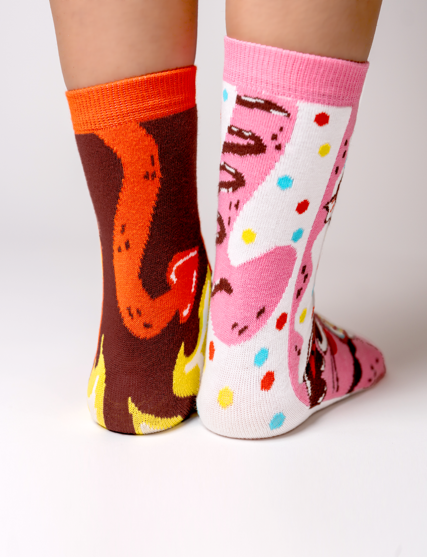 ADULT PURRTY SWEET & FELINE SPICY SOCKS-2
