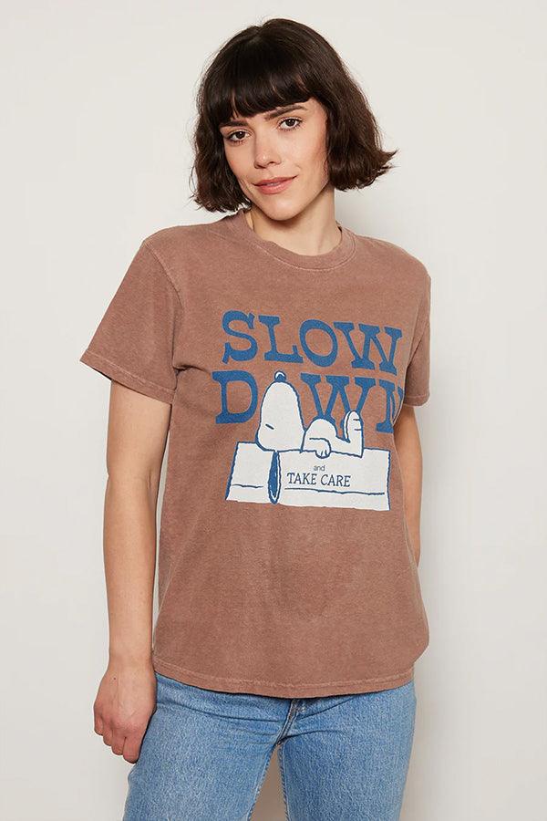 Peanuts Slow Down Tee-1