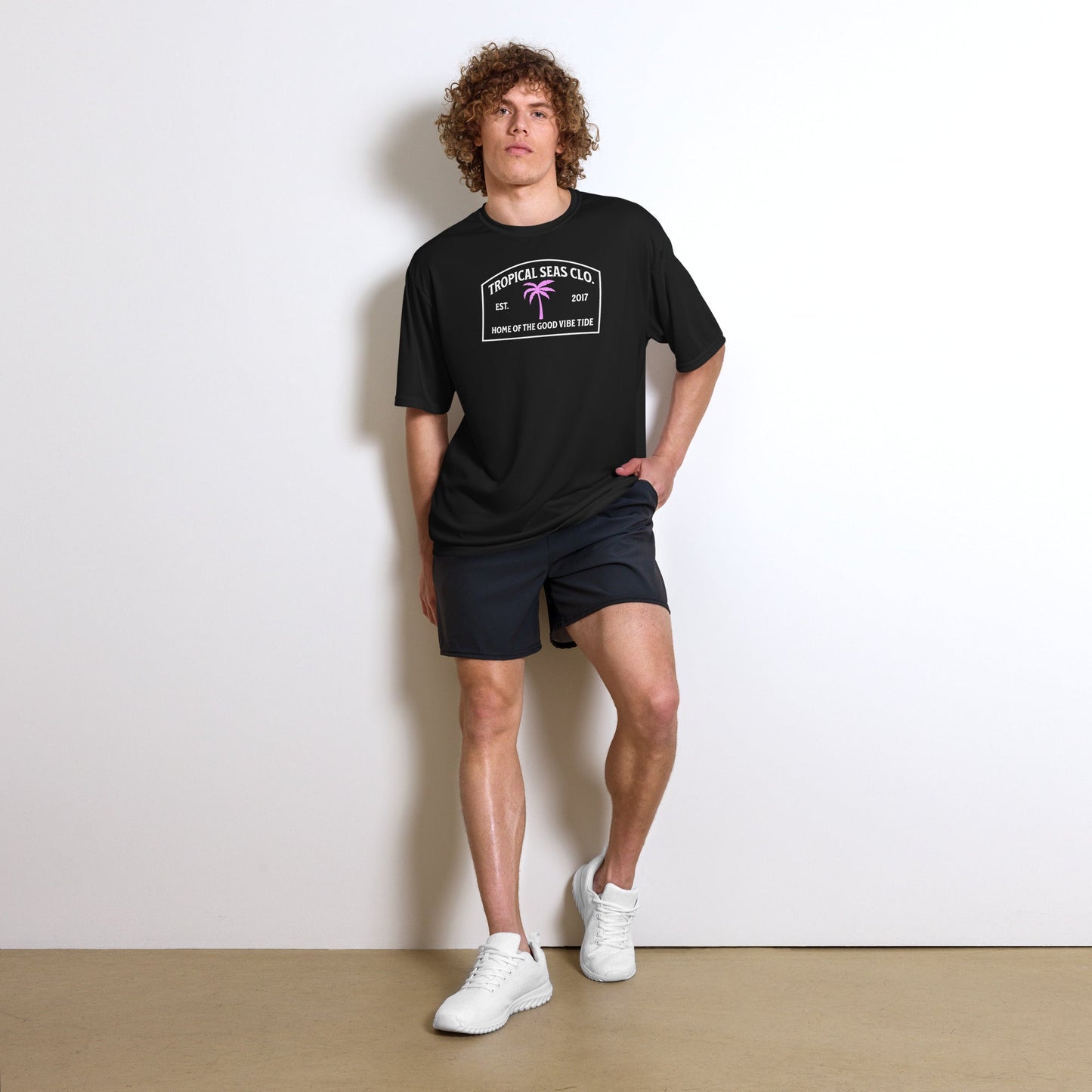 Island Palm Fishing Performance T-shirt-1
