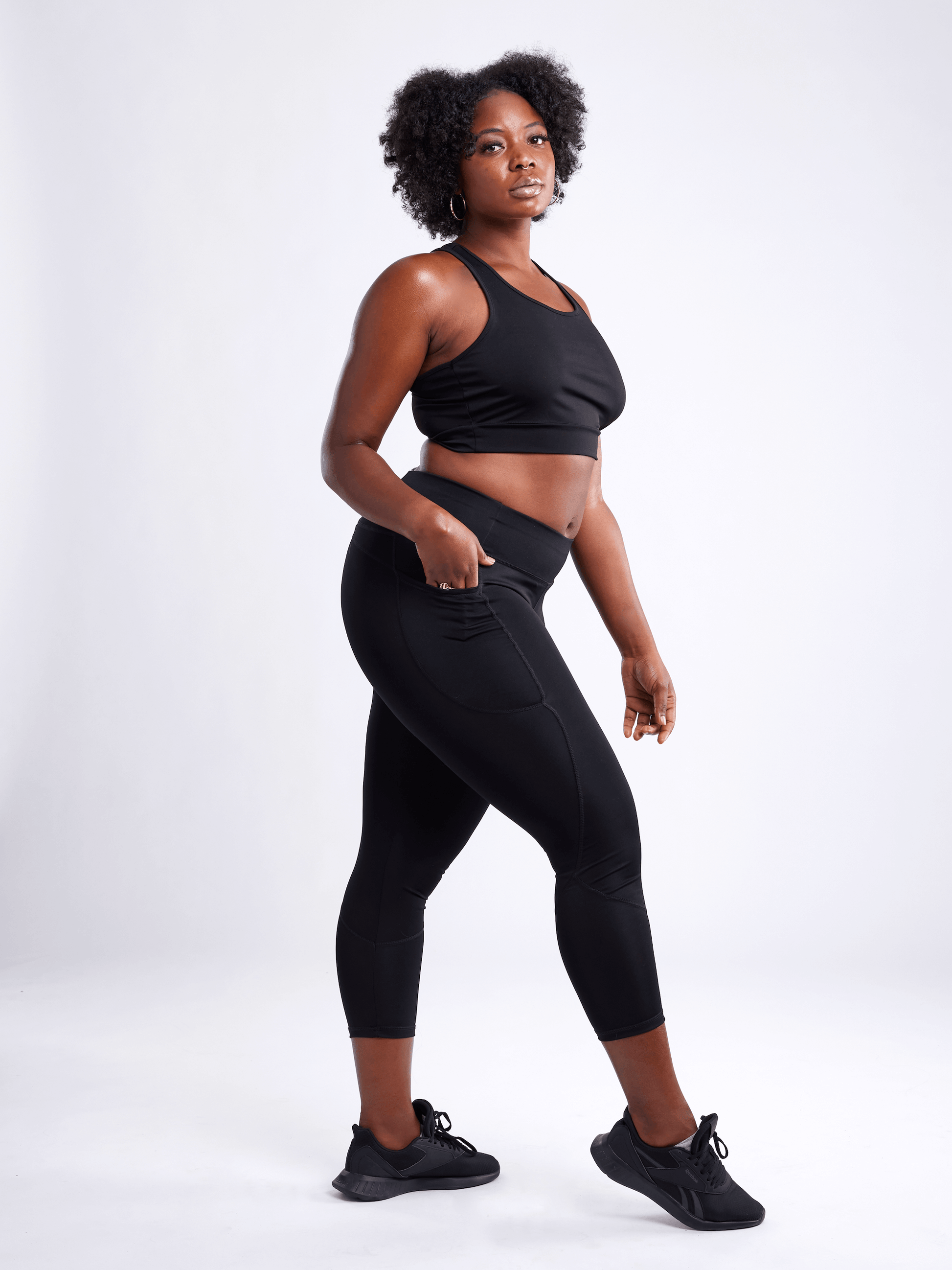 JupiterGear High-Waisted Classic Gym Leggings with Side Pockets-4