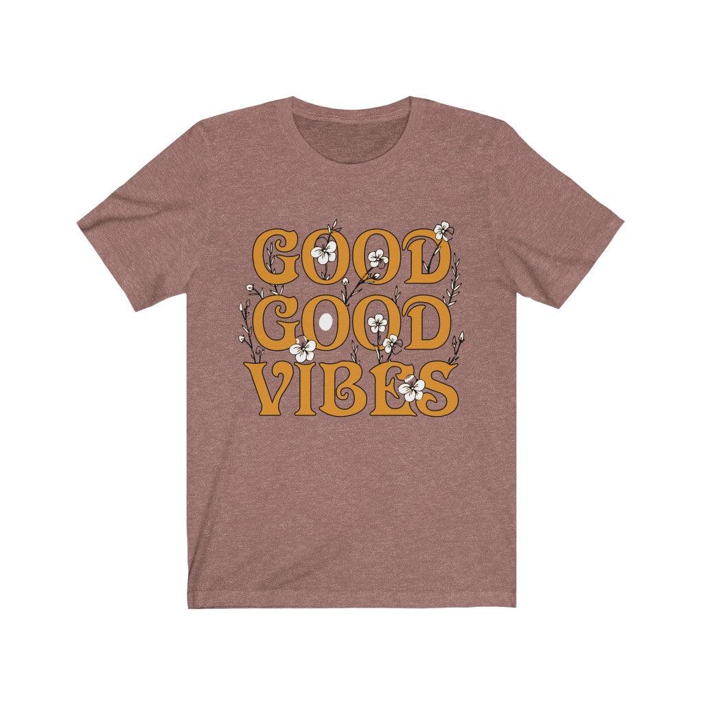 Good Vibes Curvy Vintage Tee-1
