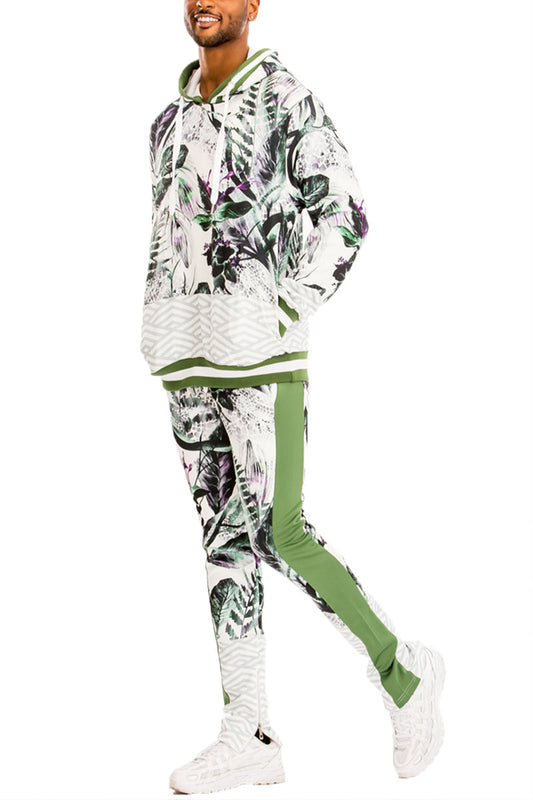 PRINT SWEAT SET-0