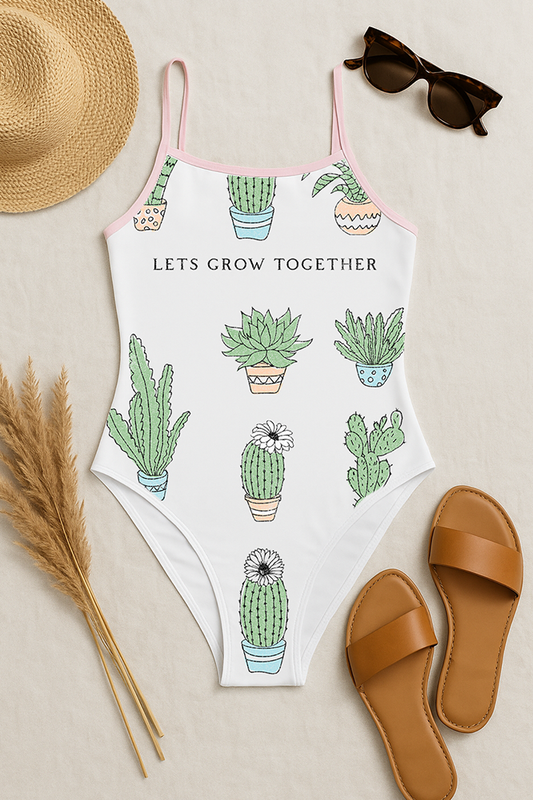 Let’s Grow Together Baby Swimsuit-0