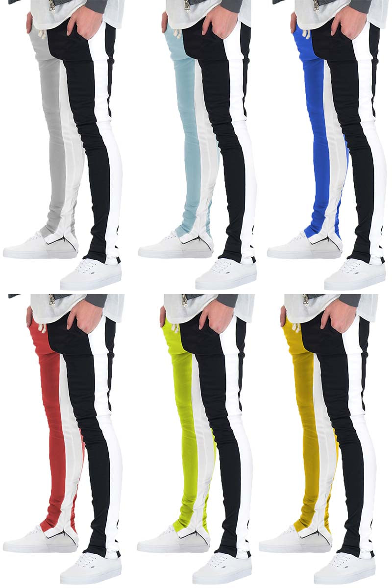Split Tone Track Pants-1