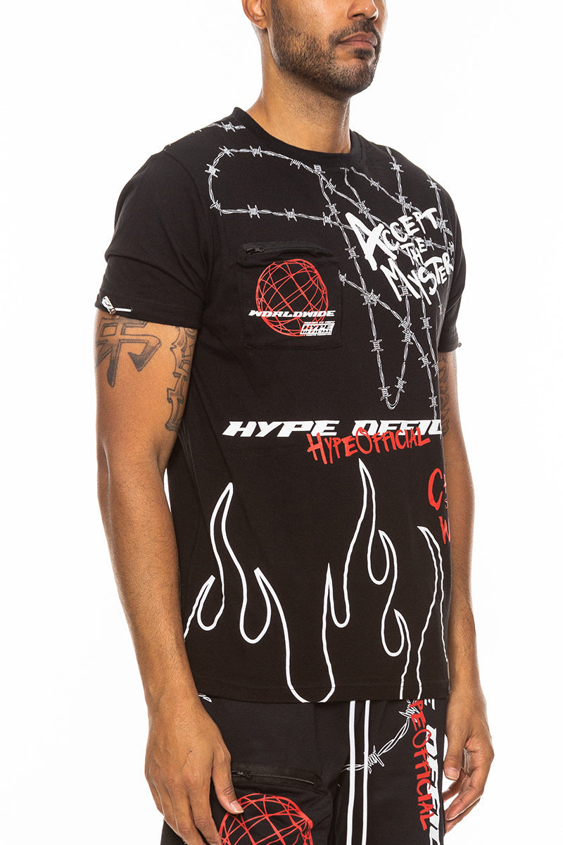 Hype Official Print Tshirt-2