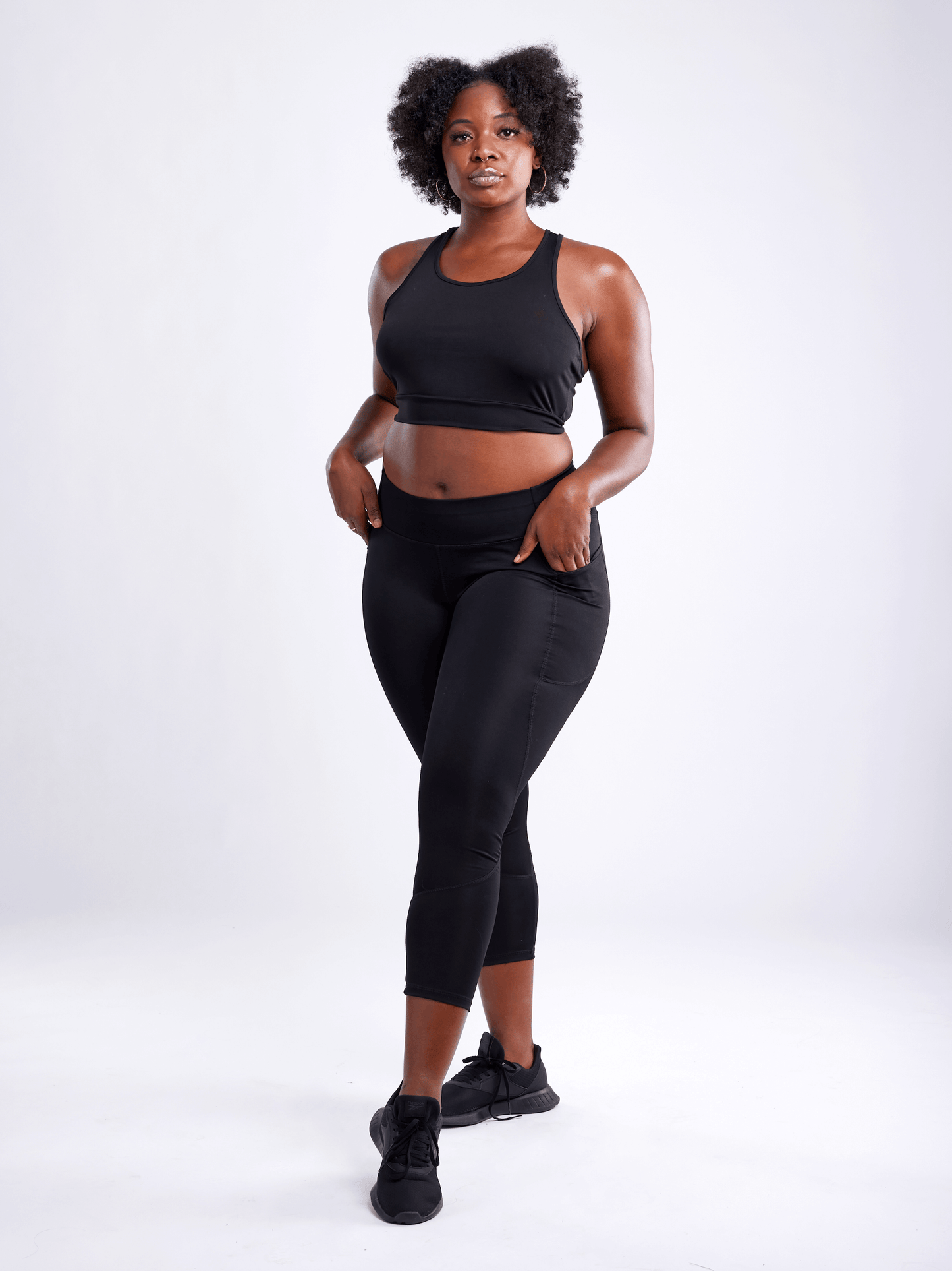 JupiterGear High-Waisted Classic Gym Leggings with Side Pockets-2