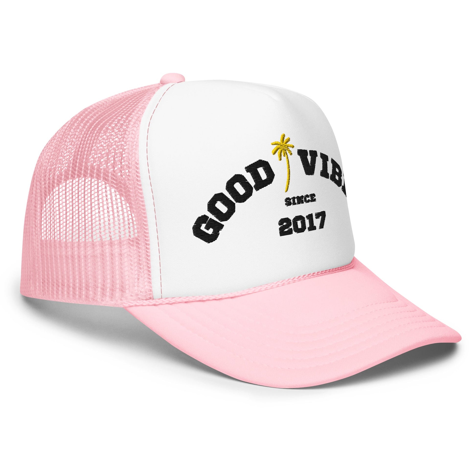 Beachy Good Vibes Foam Trucker Hat-3