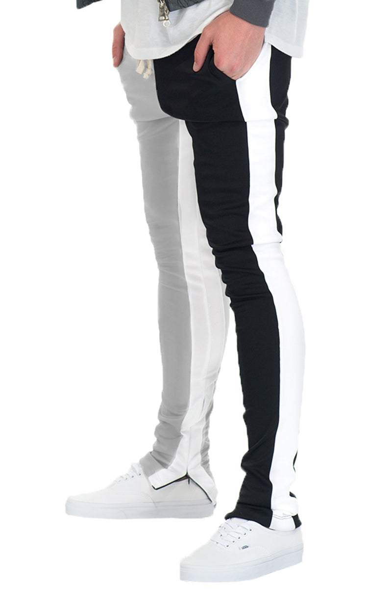 Split Tone Track Pants-2