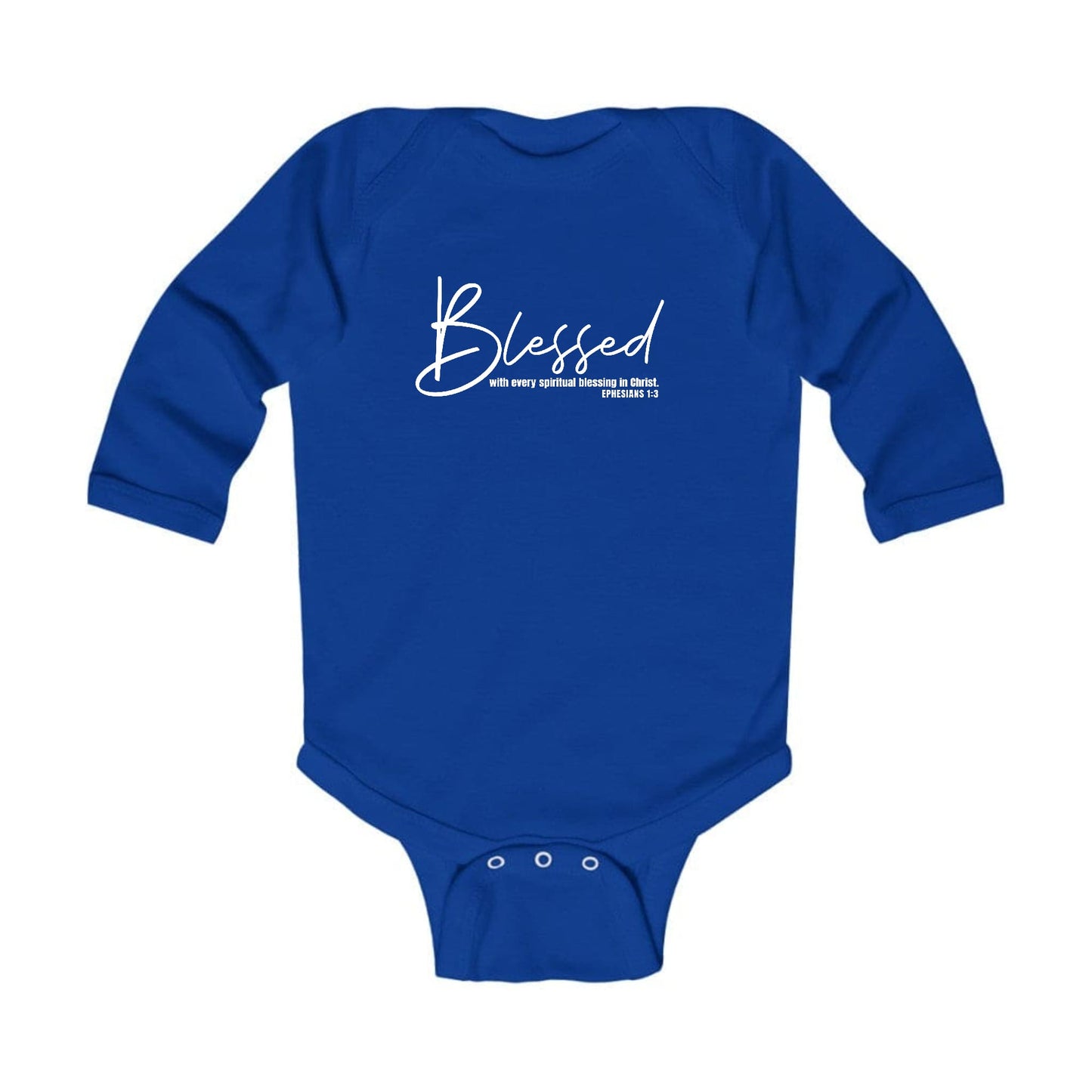 Infant Long Sleeve Graphic T-shirt - Blessed with Every Spiritual-1
