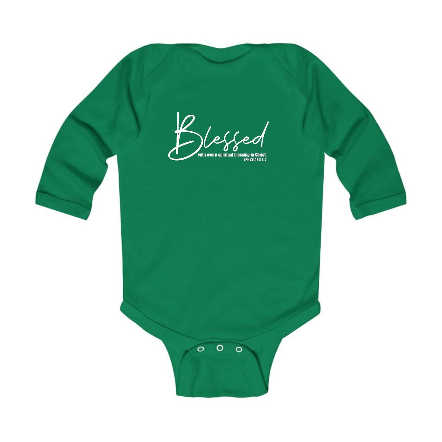 Infant Long Sleeve Graphic T-shirt - Blessed with Every Spiritual-3
