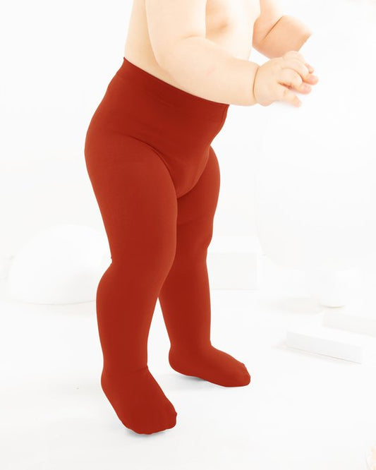 Kids Tights 60 Denier - Rust-0