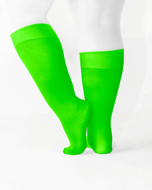 Knee Highs 70 Denier - Neon Green-0