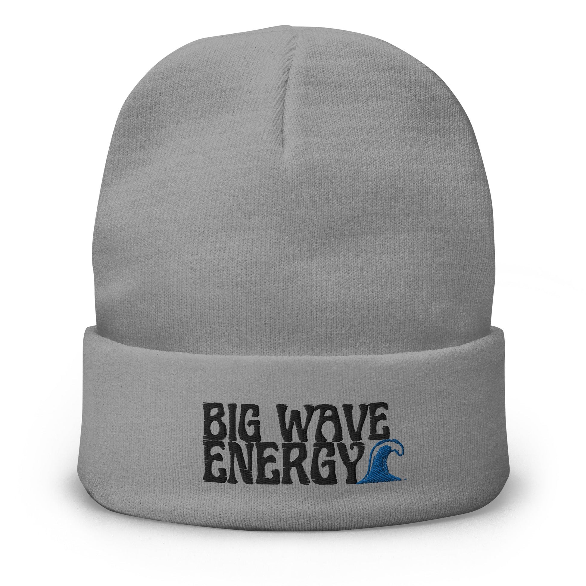 Big Wave Energy Embroidered Beanie-1