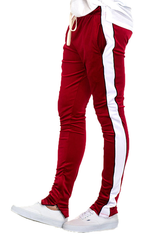 Velour Pipe Track Pants-0